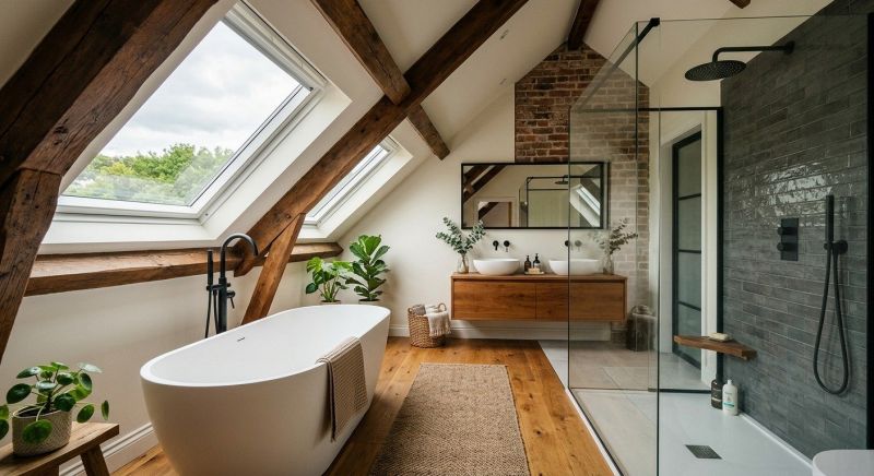 Attic Bathroom Remodeling in Milwaukee County, WI