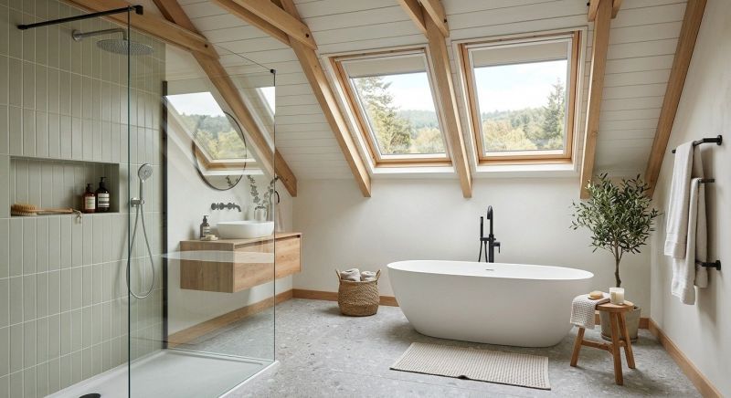 Attic Bathroom Remodeling in Milwaukee County, WI