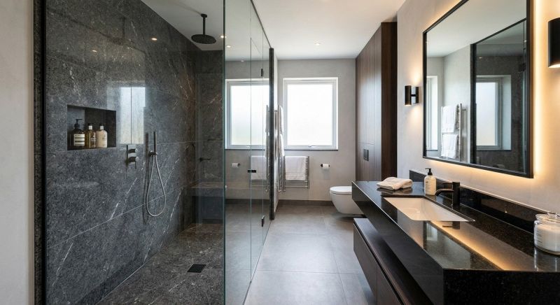 Granite Shower Installation in Milwaukee County, WI